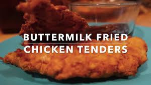 Place eggs and water in a small bowl. Buttermilk Fried Chicken Tenders Youtube