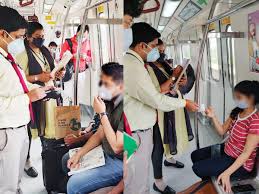 Official twitter account of the delhi metro. Delhi Metro Covid Rules Delhi Metro Strictly Enforces Covid 19 Guidelines Commuters Fined For Not Wearing Masks Properly Delhi News
