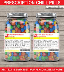 Find & download free graphic resources for label template. Gag Prescription Label Templates Printable Chill Pills Funny Gag Gift