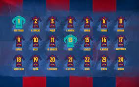 Sergio agüero, qui a fait ses adieux à manchester city, est désormais un. Confirmation Des Numeros Officiels Des Joueurs Du Barca