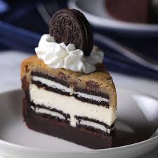 5 Layer Cookie Box Brownie Cheesecake Recipe By Tasty Recipe Desserts Delicious Desserts Food