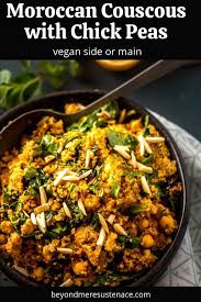 This fruity moroccan lamb tagine is easy to make in your instant pot, slow cooker or stovetop. Vegan Moroccan Couscous With Chick Peas Beyond Mere Sustenance