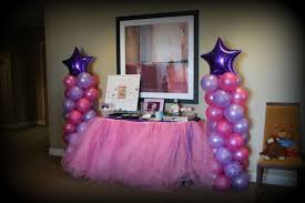 Pink Purple Turquoise It S A Girl Baby Shower Party Ideas Photo 23 Of 23 Purple Baby Shower Decorations Baby Shower Purple Purple Baby Shower Theme