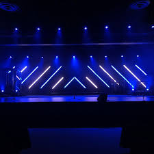 Simple But Great Use Of Led Tape Inside Some Homemade Troughs Link In Bio Church Stage Design Church Stage Design Ideas Backdrops Church Stage