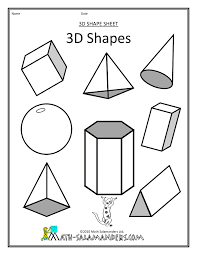 3d Shapes Geometric Shapes Drawing Shape Coloring Pages Geometric Drawing
