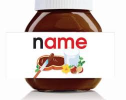It goes without saying that nutella is the king of chocolate spreads. Personalized Nutella Jar Labels Immagini