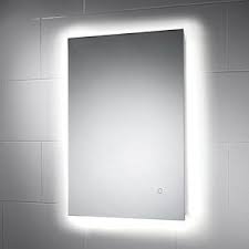 Wickes Albany Backlit Metal Glass Led Mirror Illuminated Mirrors Backlit Mirror Backlit Bathroom Mirror