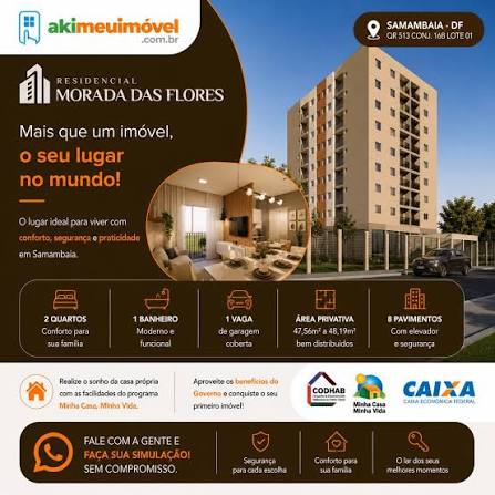 Codhab reabre prazo de inscrições para o residencial Solaris, em Samambaia  A Companhia de Desenvolvimento Habitacional do Distrito Federal (Codhab-DF)  reabriu o prazo de inscrição para os habilitados no Programa Habitacional do