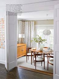 Mid Century Modern Dining Room W French Door Will Be More Open Than This Simpler Light Fixture Door Design Interior Living Room Door Doors Interior