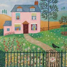 Http Www Nethertons Com Index Php Default Greeting Cards Cards By Artist Jo Grundy Html Peinture Naive Art Naif Peinture Maison