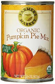 Needless to say i only bought 1 . Farmer S Market Foods Organic Canned Pumpkin Pie Mix 15 Oz Pricepulse