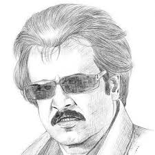 Superstar Rajni Rajnikant Caricatures Sketches Celebrity Drawings Pencil Sketch Portrait Paintings Famous