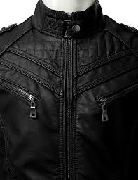 Idarbi Mens Prime Pu Leather Skinny Fit Rider Jacket Leather Jacket Men Leather Jackets For Sale Leather Jacket