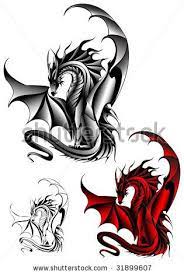 Tattoo Dragon Design Stock Vector 31899607 Shutterstock Dragon Tattoo Designs Dragon Tattoo Art Dragon Tattoo