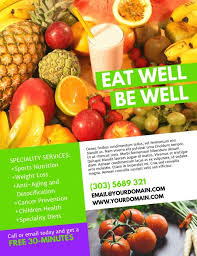 Nutritionist Flyer Template In 2020 Nutrition Jobs Nutrition Nutrition Shakes