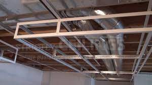 Build Basic Suspended Ceiling Drops Drop Ceilings Installation How To Dropped Ceiling Drop Ceiling Basement Install Drop Ceiling