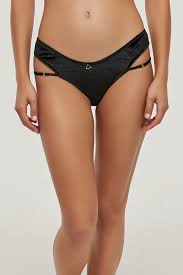 Penti Kadin Siyah Bloom Garter Brazilian Kulot Trendyol