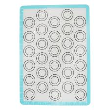 Designed for preparing up to 44 macarons per batch, it's marked with concentric circles that guide you to piping evenly sized, centered cookies. Silicone Macaron Mats By Celebrate It Michaels