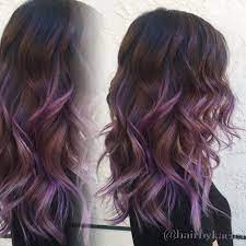 Brown hair dye dipped hair brown hair men colored hair tips hair color purple boliage hair lilac hair hair styles brown ombre hair. Purple Ombre Balayage Frisuren Haarfarben Haar Und Beauty