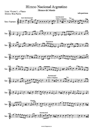 Puede bajar de aquí la partitura para piano y canto del himno nacional argentino, creada por el equipo de portalargentino (un archivo pdf de 123 kb). Himno Nacional Argentino Partitura De Saxofon Soprano Letra De Vicente L Y Planes Musica De Blas Parera Himno Nacional De Argentina Himnos Del Mundo Paperblo Himno Nacional Argentino Partituras Partituras