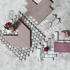 F R I D A Y F L A T L A Y By Design Collective Is Blowing Our Minds With Our New Mrjasongrant Range Of En Pink Tiles Colorful Interiors Colorful Furniture