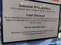 I think that more regulation is desperately needed so that consumers can understand what banks are charging them and why and be able to exercise choice. This Restaurant Creatively Applies A 4 Customer Service Charge To Push Credit Card Fees On The Customer Mildlyinteresting