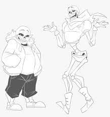 Today we will be coloring flowey and chara from undertale, grab your coloring pencils, and let's add some colors and have a blast. Stunning Pages Papyrus Seomybrand Com Undertale Sans And Papyrus Coloring Pages Png Image Transparent Png Free Download On Seekpng