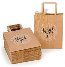 See more ideas about cards, cards handmade, inspirational cards. Kraft Nature Kraft Paper Bags Bulk With Handles And Printed Thank You Design For Gifts Wedding