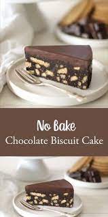 No Bake Chocolate Biscuit Cake Recipe Recipe No Bake Chocolate Cake Chocolate Biscuit Cake Baking