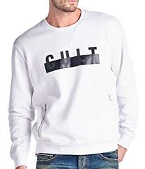 Cult Of Individuality Coated Logo Sweatshirt Side Zippers