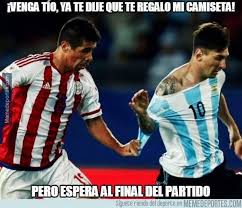 Aquí te dejamos solo los mejores memes del partido argentina vs paraguay. Imperdibles Con Divertidos Memes Cibernautas Festinan Con Empate Entre Paraguay Y Argentina Imperdibles Con Divertidos Memes Cibernautas Festinan Con Empate Entre Paraguay Y Argentina Copa America 2015 24horas