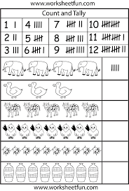 Tally Marks Kindergarten Addition Worksheets Preschool Worksheets Tally Marks Kindergarten