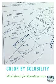 Use This Color By Solubility Worksheet To Help Students Learn Solubility Rules Chemistry Doesn T Teaching Chemistry Chemistry Activities Chemistry Worksheets