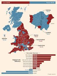Brexit Results By Local Authority Map Of Britain British Isles Map Irish History