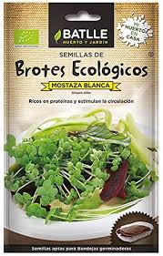 Brotes Mostaza Blanca Eco Amazon Es Jardin