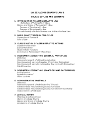 Doc Lw 213 Admnistrative Law 1 Course Outline And Contents Ali Juma Academia Edu