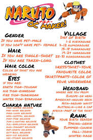 Naruto Oc Maker In 2020 Art Style Challenge Drawing Challenge Drawing Ideas List