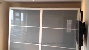 Ikea Pax Lyngdal Sliding Door Wardrobes Youtube