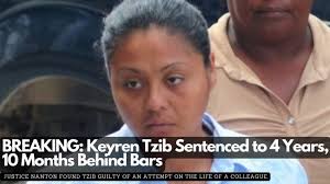 BREAKING: Keyren Tzib Sentenced to Four Years, Ten Months Behind Bars