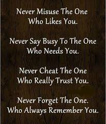 Live Life To Fullest on Twitter: &quot;Never misuse the one who likes ... via Relatably.com