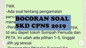 Peserta Yang Sudah Ikut Tes Bocorkan Soal Skd Cpns Twk Tiu Tkp Bangka Pos