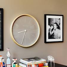 Scandi Inspired Plywood Wall Clock Grey Newgate Mr Clarke 147ply53 Homeware Contemporary Wall Clock Wall Clock Mid Century Wall Clock High precision movement provides an accurate time keeping.