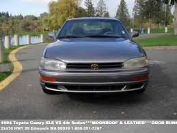 We take the car through the neighborhood and highway while displaying some notable features. 1994 Toyota Camry Xle V6 4dr Sedan Moonroof Leather Go Youtube