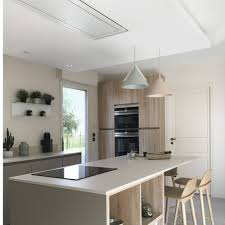 Hotte Dans Faux Plafond Cuisine Equipee Decoration Salon Cuisine Cuisine Moderne