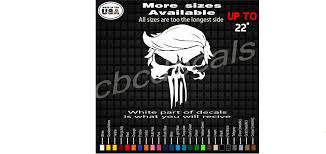 Maybe you would like to learn more about one of these? Trump Punisher Skull Truck Vinyl Decal Sticker Country Boy Customs Store