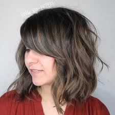 Here is a sexy bangs style for curly hair, very reminiscent of aaliyah and jessica rabbit. 40 Side Swept Bangs To Sweep You Off Your Feet