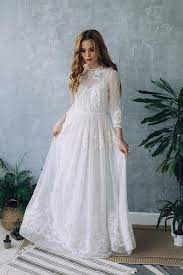 Dress D0101 Wedding Dress Boho Wedding Dress Romantic Etsy Perfect Wedding Dress Trendy Wedding Dresses Wedding Dresses