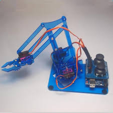 Horizon Elephant Diy Mearm Joystick Robot Arm Kit Diy 3d Printer Mechanical Arm Robot Gripper Acrylic Joystick Button Controlle Robot Gripper Robot Arm Industrial Robotic Arm