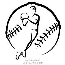 Baseball Batter Clipart Black And White Baseball Throw In Stylized Ball Sportsartzoo Baseball Painting Baseball Drawings Baseball Design