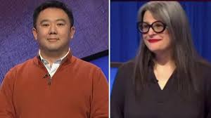 Jeopardy! contestant blasts rival onstage over 'beef' as they watch  awkwardly from audience